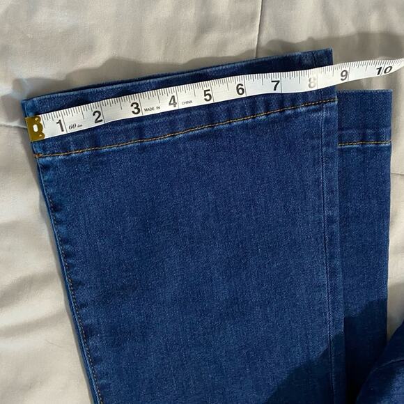 Veronica Beard Carson Ankle Flare High Rise Jeans Women’s Size 24 Made in USA - Picture 15 of 16